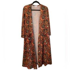 LuLaRoe Paisley‎ "Sarah" Long Cardigan